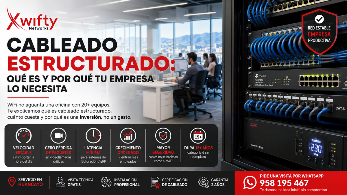 Cableado estructurado: qué es y por qué tu empresa lo necesita