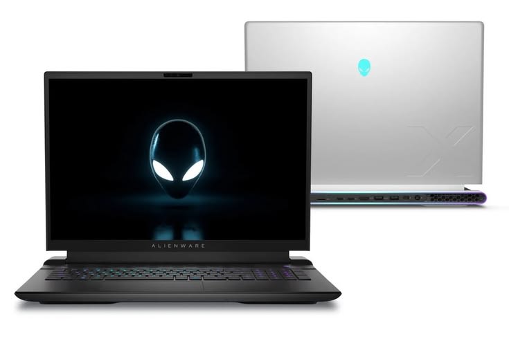 Dell Alienware x16 / x14 R2 (2023) Back
