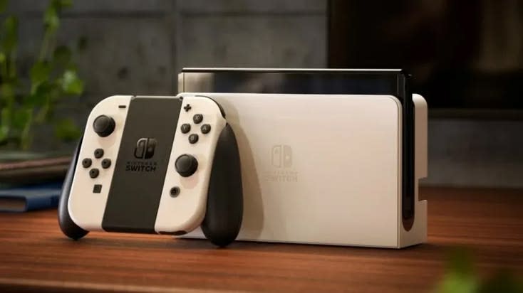 Nintendo Switch OLED Back