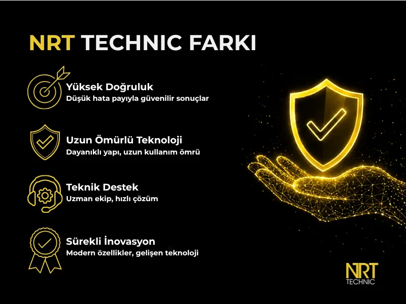 NRT Teknik altin analiz cihazlarinin farki