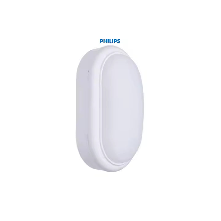 PHILIPS SMARTBRIGHT BULKHEAD WL008C LED10 220-240V IP65 NEUTRAL OVAL LED WALL LIGHT