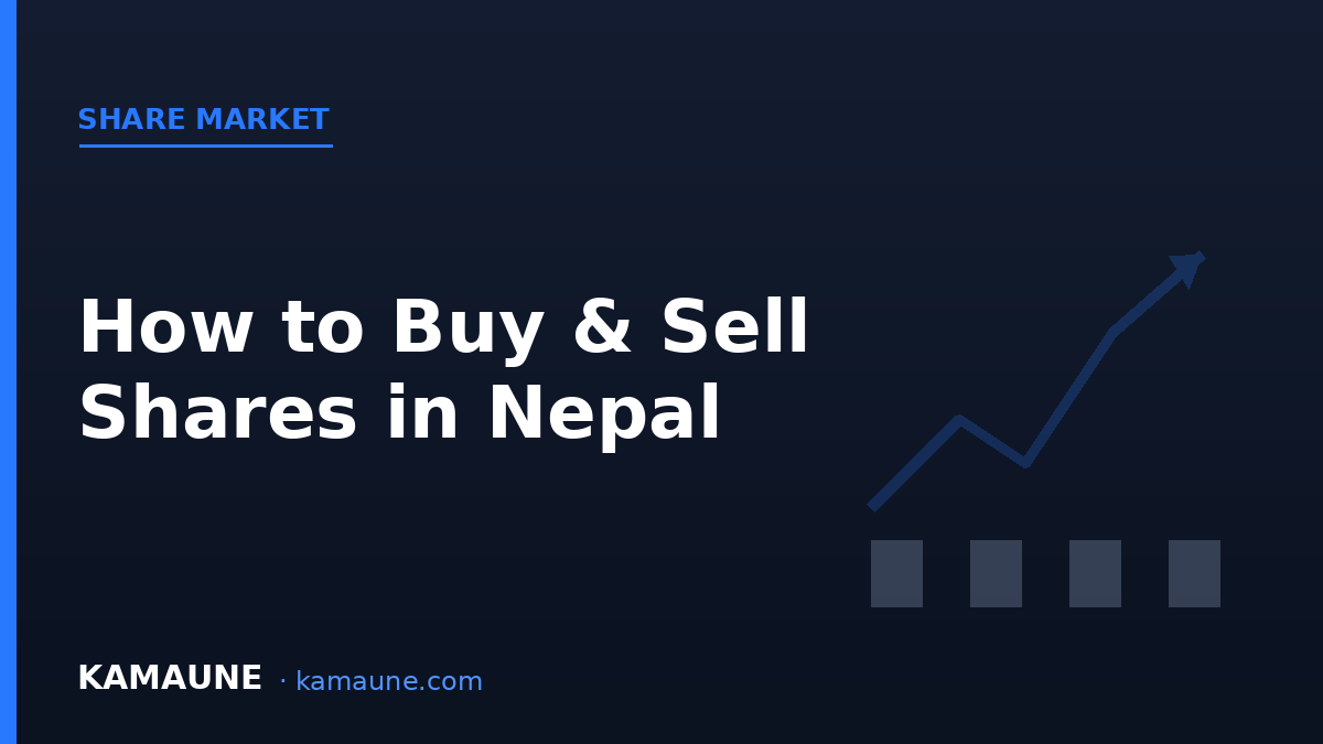 How to Buy and Sell Shares in Nepal: Secondary Market & TMS Guide (2026)