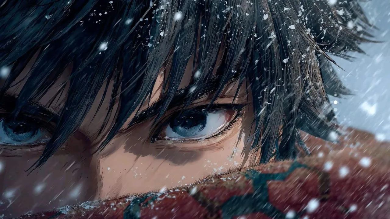 Dark Anime Aesthetic Wallpaper 🖤❄️ | Mysterious Eyes