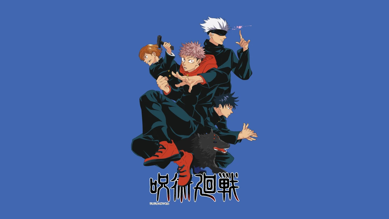 Jujutsu Kaisen Anime Wallpaper | Gojo, Yuji, Megumi & Nobara