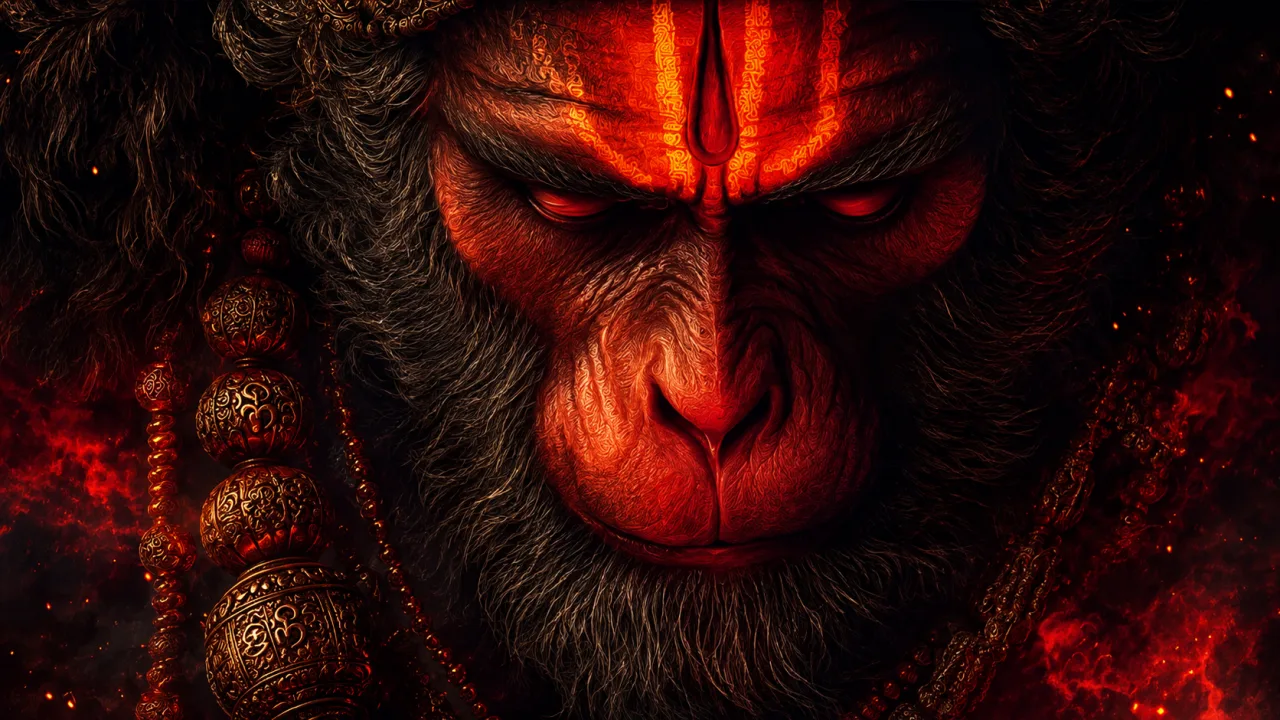Lord Hanuman Wallpaper 🔥🚩 | Hanuman Ji 4K Spiritual Aesthetic