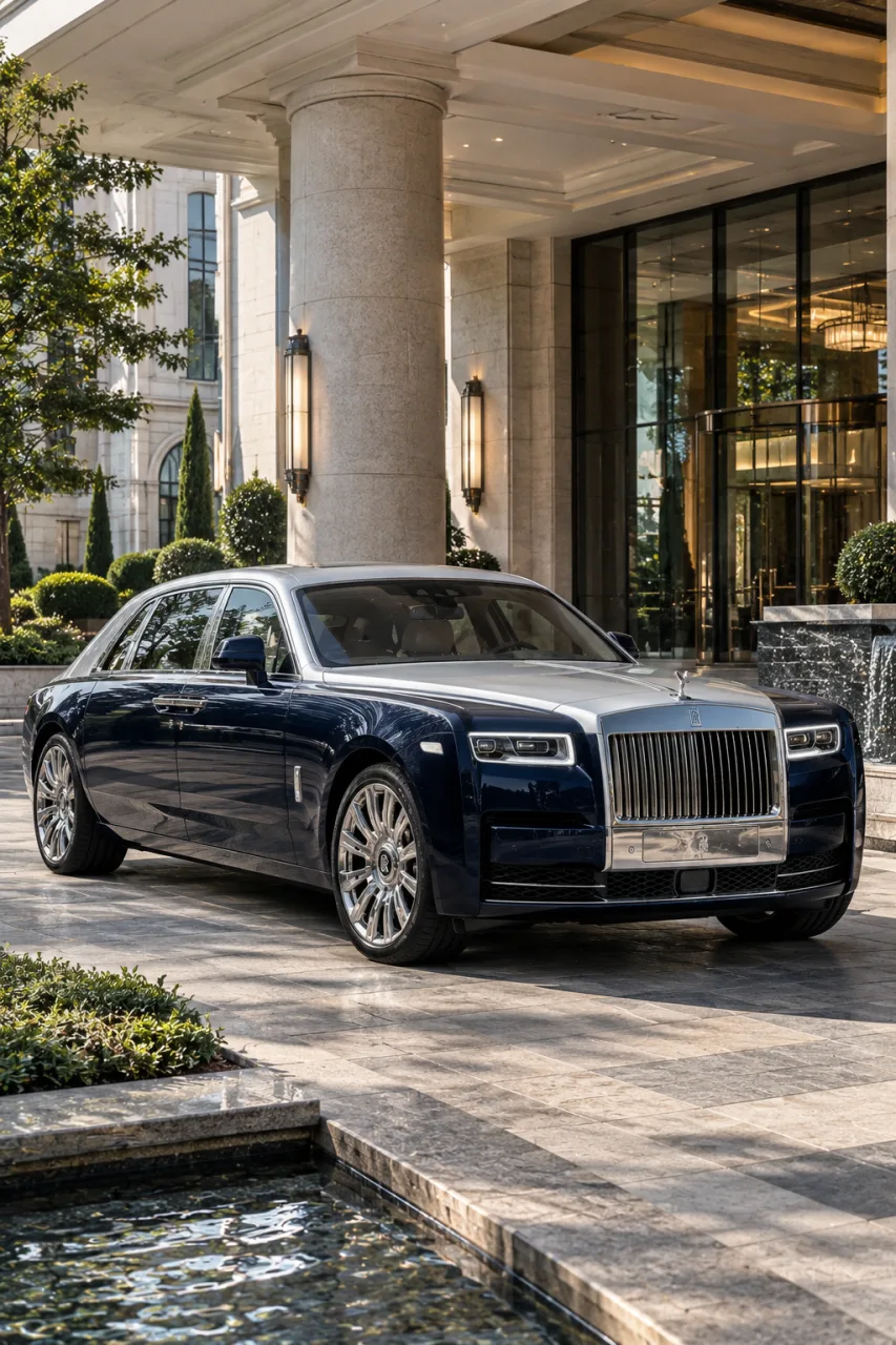 Rolls-Royce Phantom Extended Wheelbase Wallpaper | Luxury Hotel