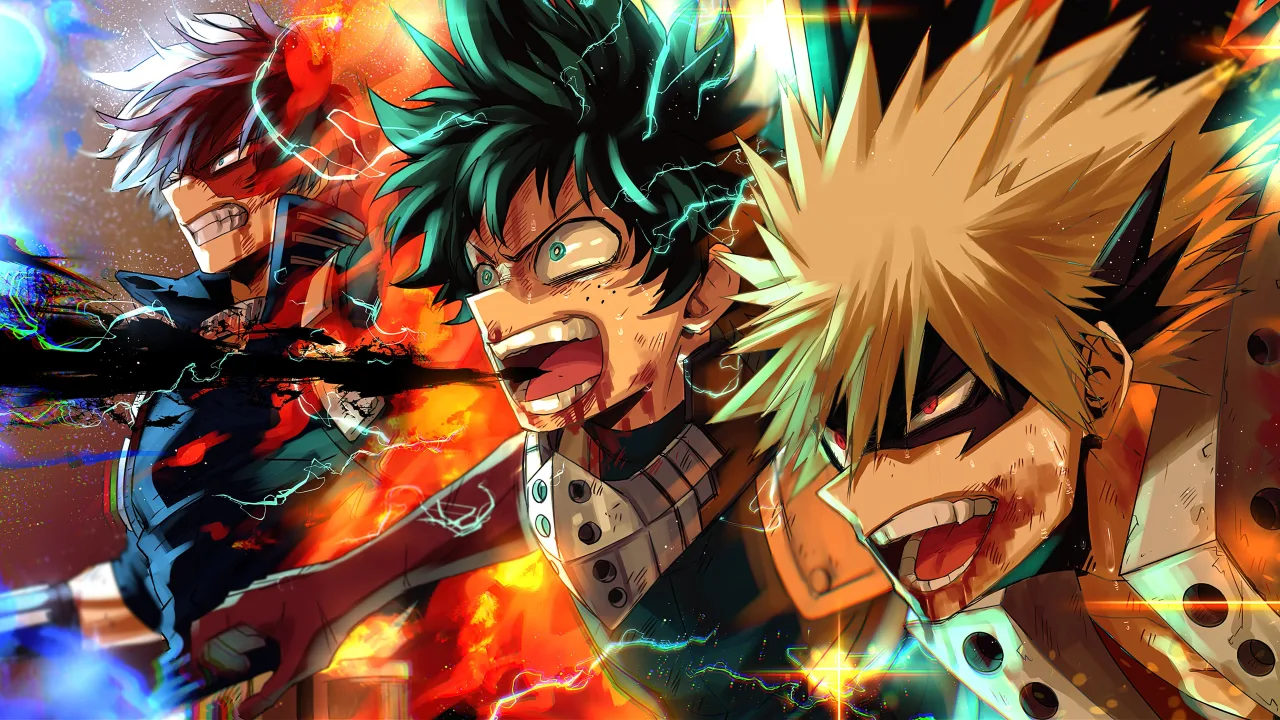 Three heroes, one burning resolve. ⚡🔥 Plus Ultra!