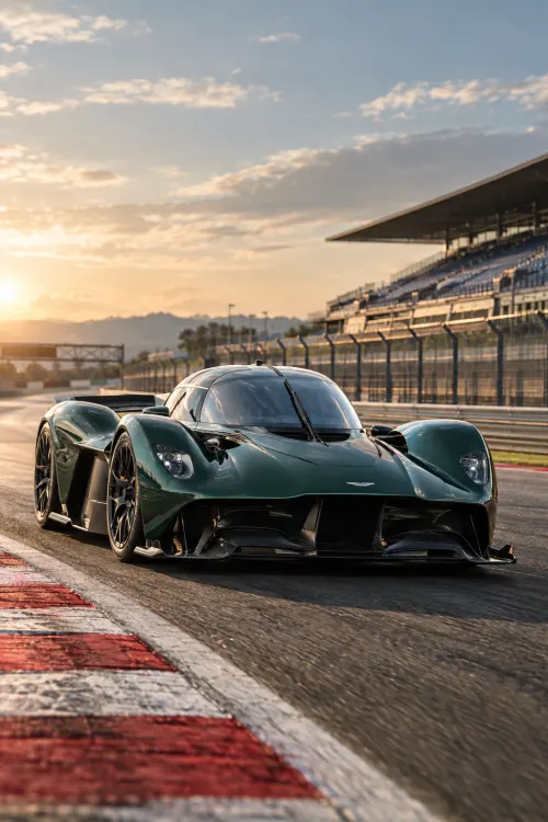 Aston Martin Valkyrie Race Track Wallpaper | Hypercar Aesthetic