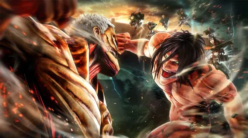 Attack Titan vs. Armored Titan Clash (Attack on Titan)