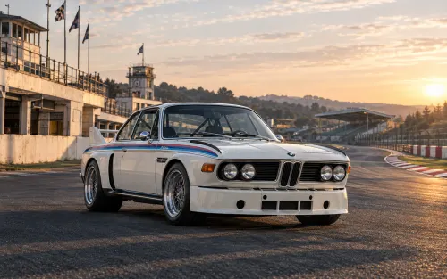 BMW 3.0 CSL Wallpaper | Classic BMW Racing Car 4K