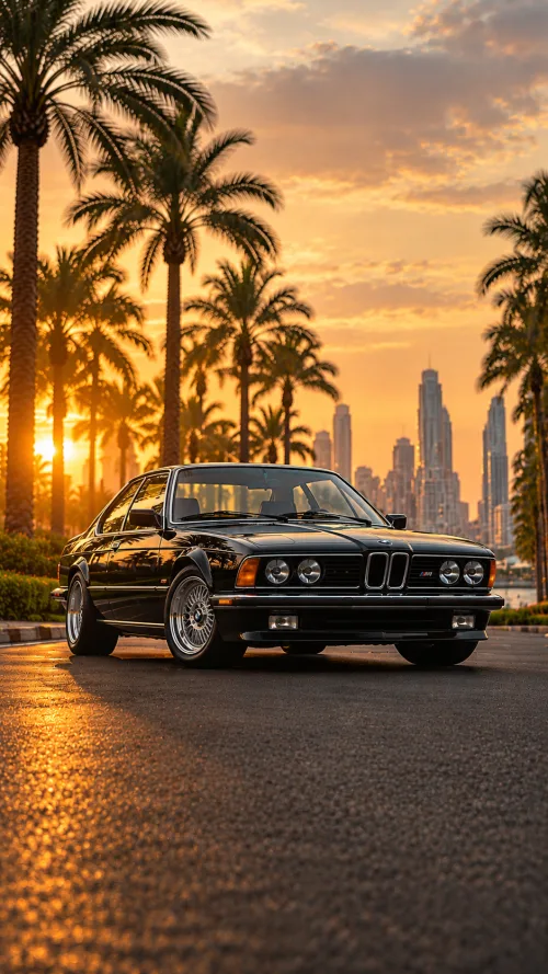 BMW 635 CSi Classic Wallpaper | Iconic Shark Nose