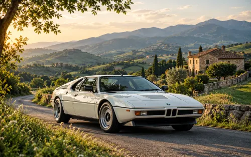 BMW M1 Wallpaper | Classic BMW Supercar 4K Desktop
