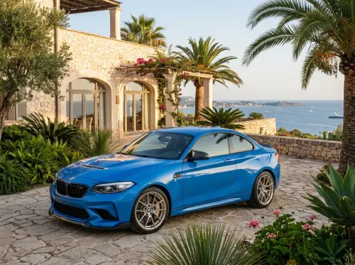 BMW M2 CS Wallpaper | Blue BMW Performance Coupe 4K