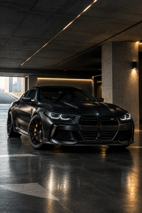BMW M8 Competition Wallpaper | Black BMW Sports Car 4K