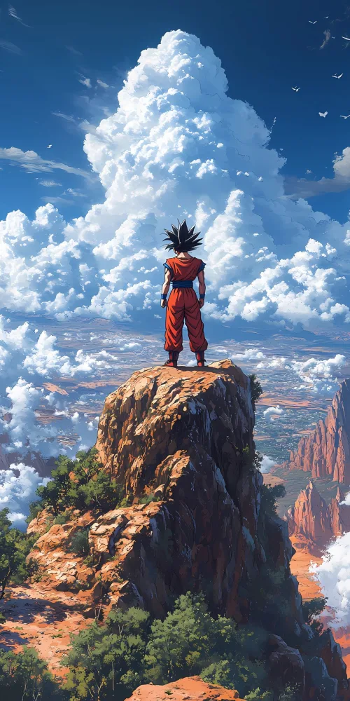 Goku — The Saiyan Warrior | Dragon Ball Anime Wallpaper