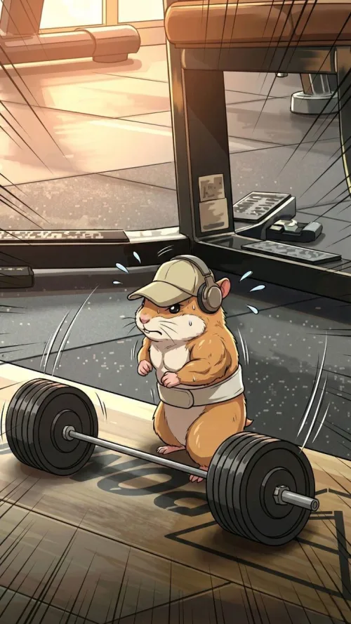 Small body. Big goals. 💪🐹