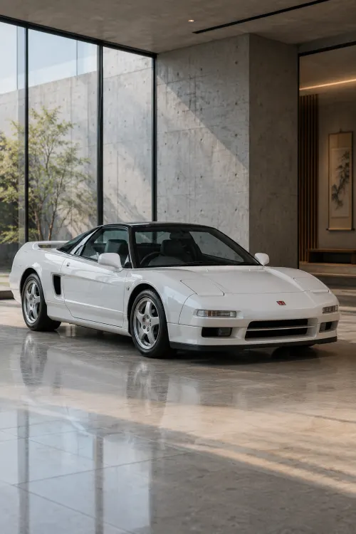 Honda NSX NA1 Wallpaper | White JDM Supercar 4K