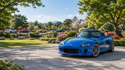 Honda S2000 AP2 JDM Outdoor Car Show Wallpaper | Japanese Roadster