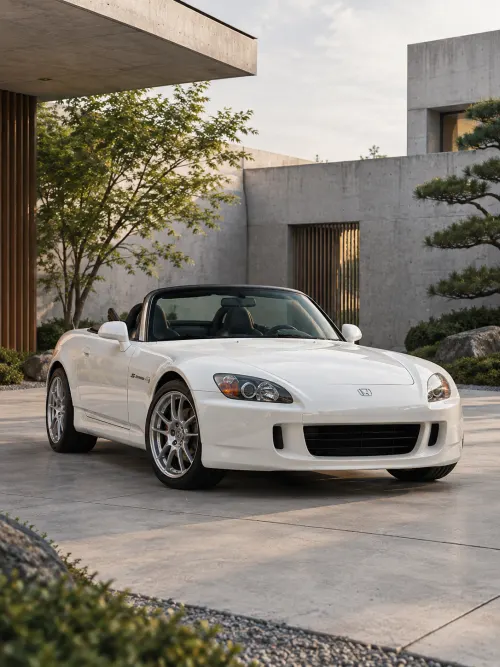 Honda S2000 Wallpaper | White JDM Roadster 4K iPad