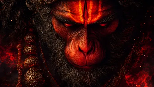 Lord Hanuman Wallpaper 🔥🚩 | Hanuman Ji 4K Spiritual Aesthetic