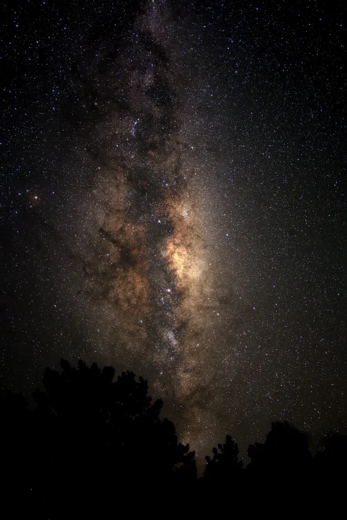 Milky Way Night Sky Aesthetic | Cosmic Stargazing 🌌