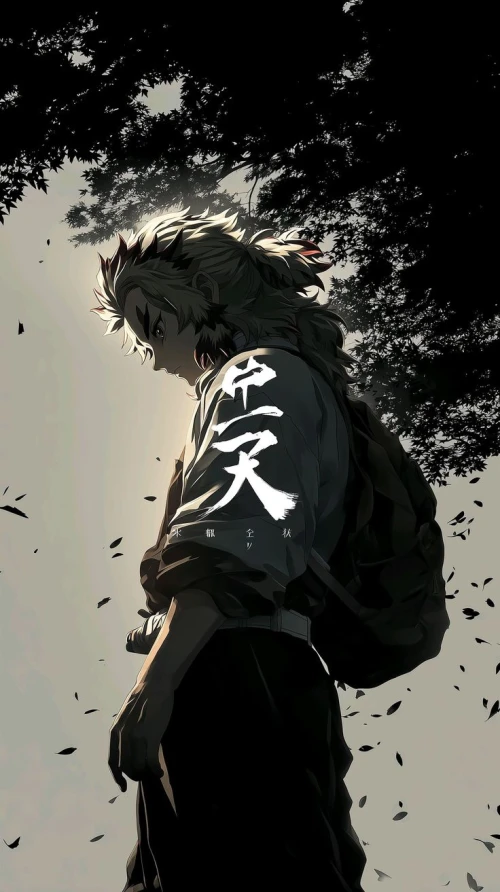 Samurai Shadow — Dark Japanese Warrior | Anime Wallpaper