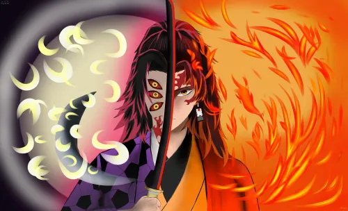Twin Fates: Sun and Moon (Demon Slayer)
