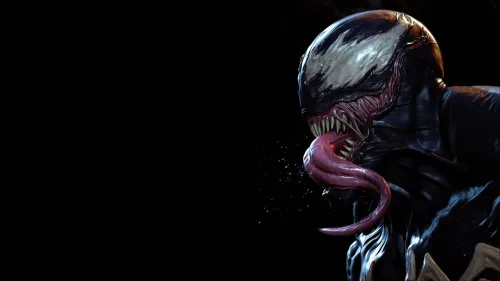 Venom 4K Wallpaper | Dark Marvel Superhero Aesthetic