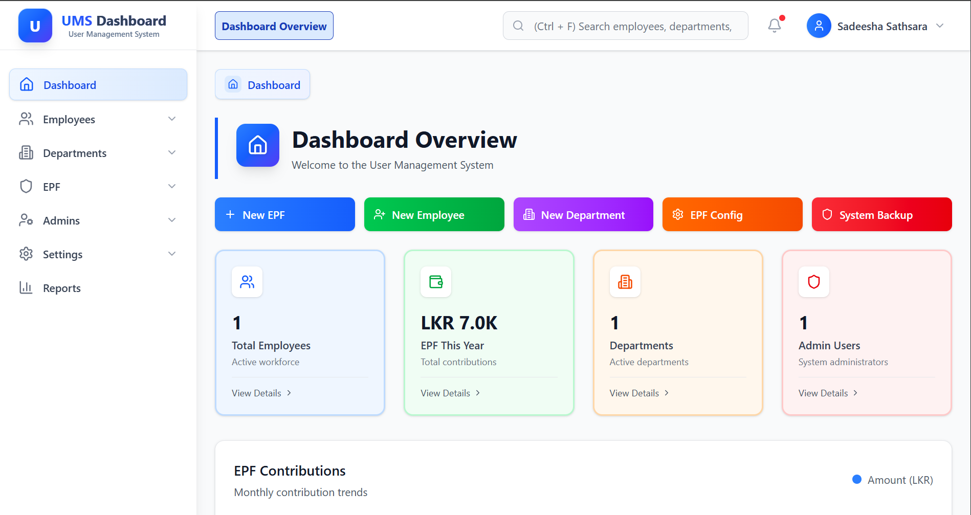 User Management System
