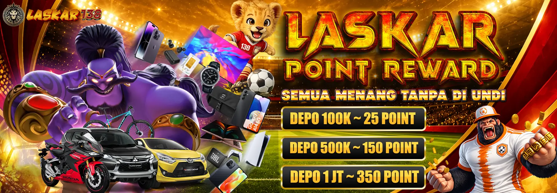 Laskar138 Point Reward