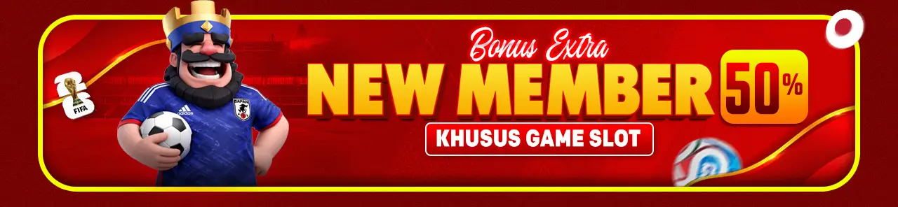 BONUS NEW MEMBER 50 %