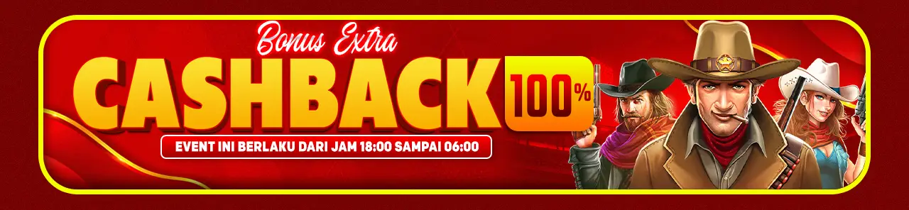 BONUS CASHBACK 100 %
