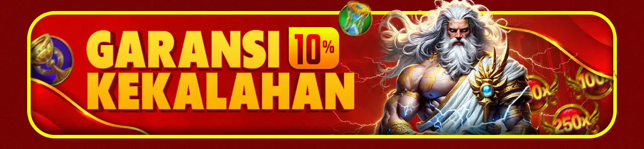 BONUS GARANSI KEKALAHAN 10%