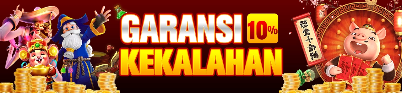 BONUS GARANSI KEKALAHAN 10%