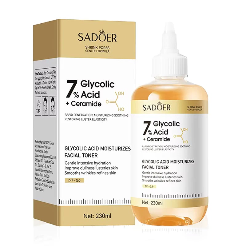 Sadoer glycolic acid toner with ceramide