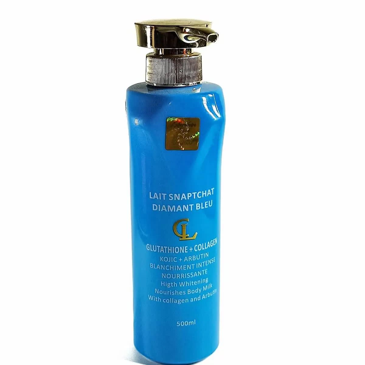 Snapchat lotion blue