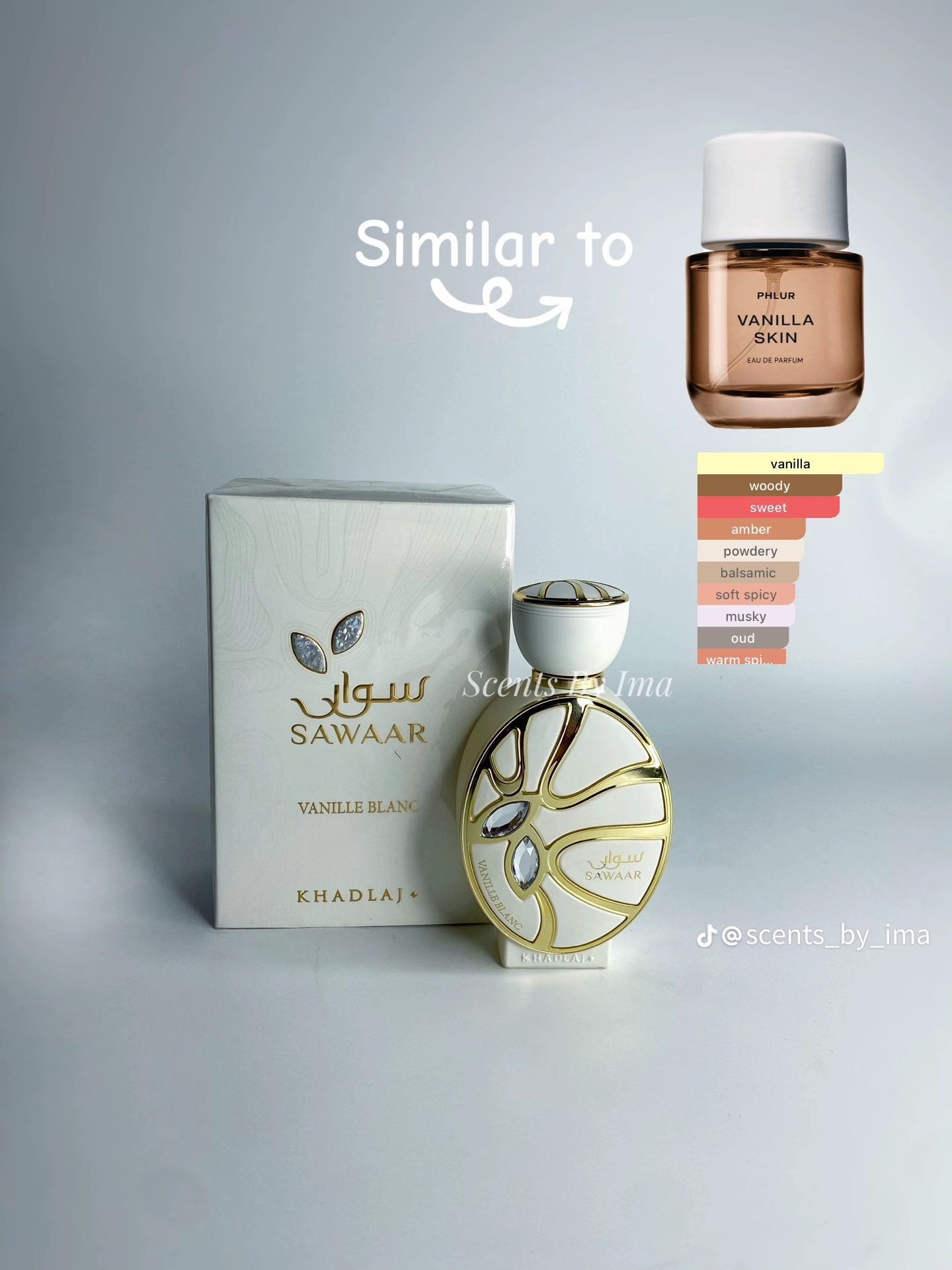 Sawaar vanille blanc