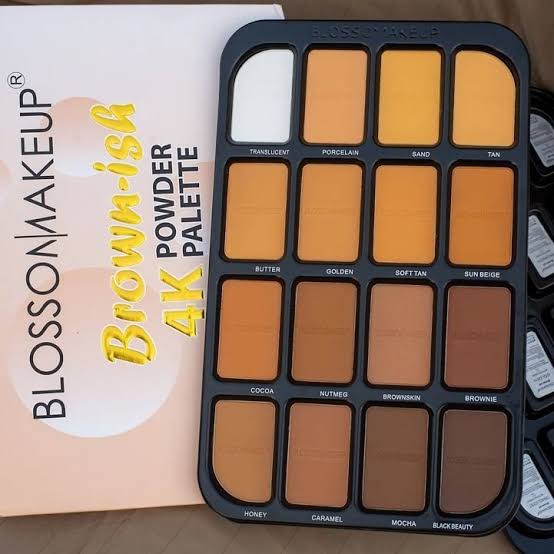 blossom makeup brownish 4k powder palette