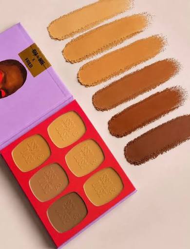 Issa and dose 6 colours powder palette