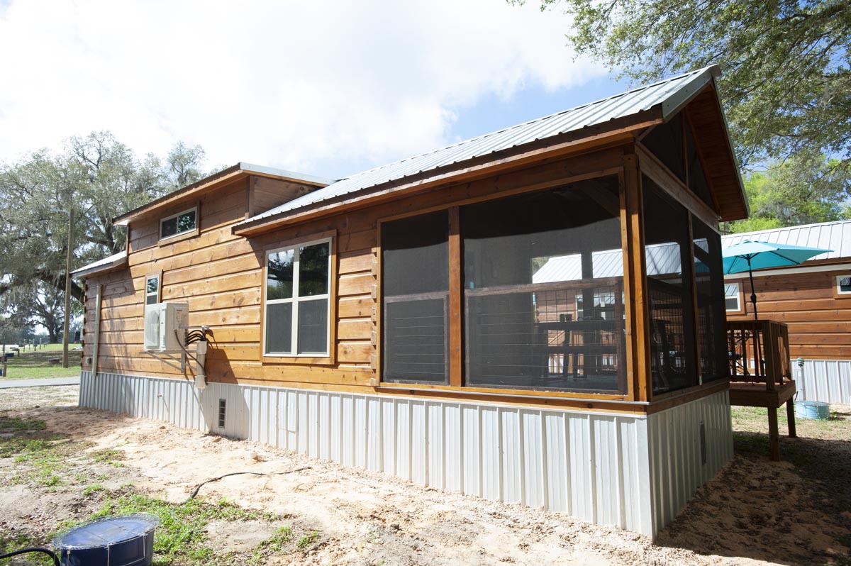 Cabin exterior
