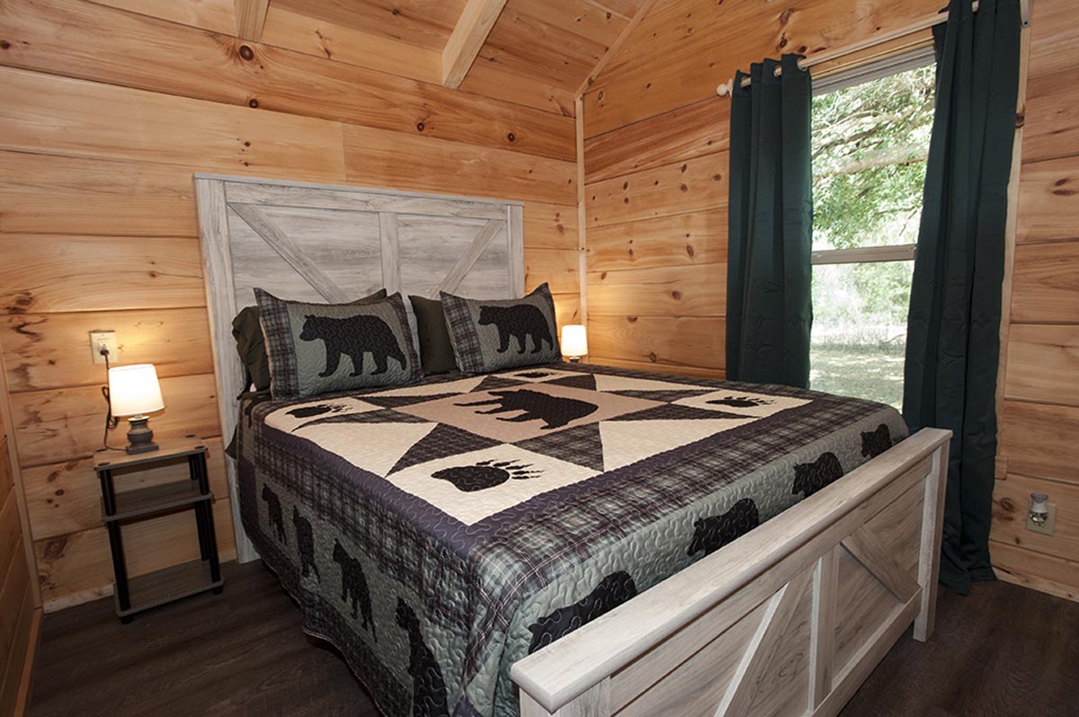 Bedroom in cabin