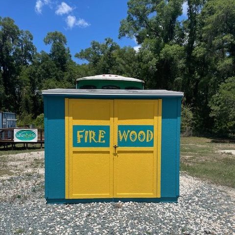 Firewood shed
