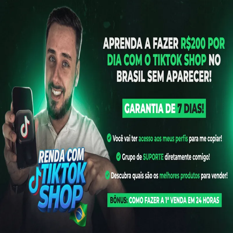 Renda com o TikTok Shop