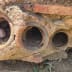 Terracotta Pipes, part of the cooling system of the Aam Khas Bagh.
