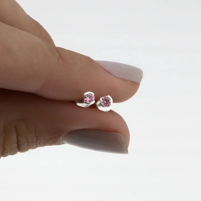 Aros de plata abridores rosé