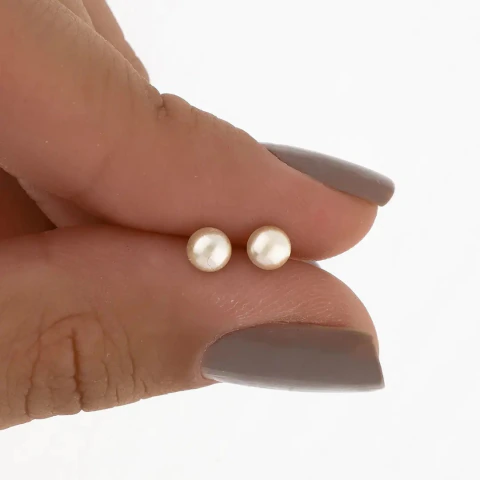 Aros de plata abridores ave con perlas