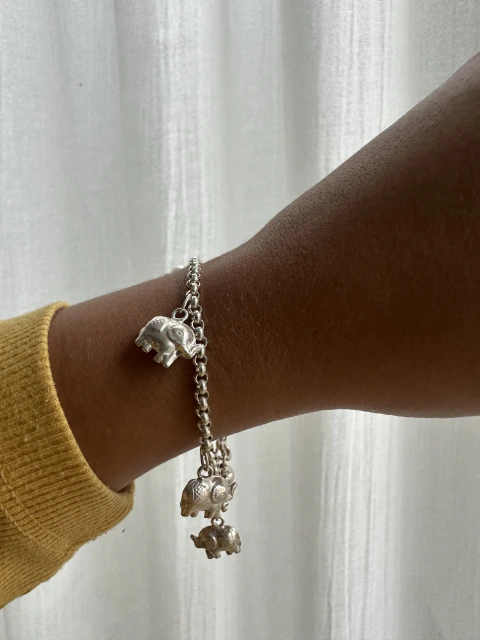 Pulsera de plata eslabón unisex