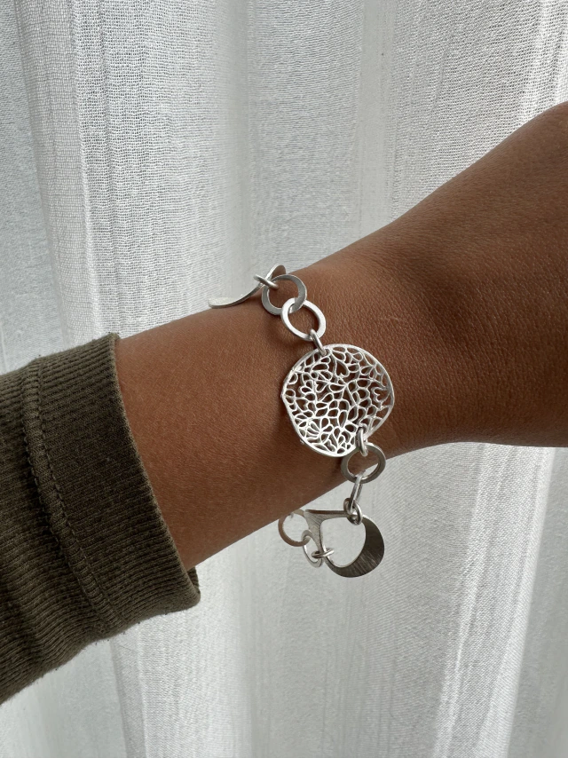 Pulsera de plata vintage original