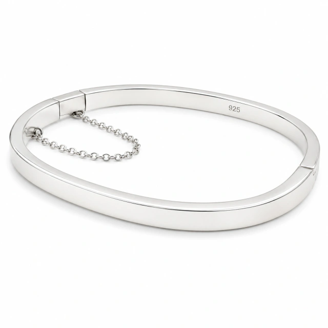 pulsera de plata moderno paris