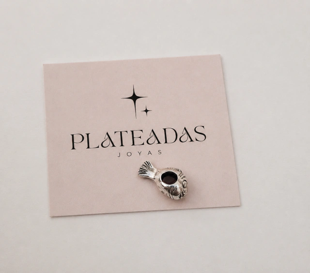 Dije de plata pandora pez
